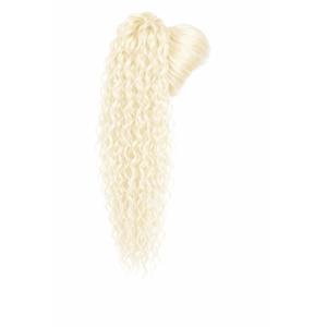 Ser Mulher Long Wavy Hair Extension, 27.5" Drawstring Ponytail | Premium Synthetic Fiber, Bio Protein, Heat-Resistant, Soft & Lightweight (613 Platinum blonde)