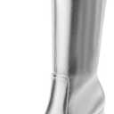 DREAM PAIRS Women's Platform Heeled Knee High Boots, Long Chunky Tall Gogo Boots for Fall