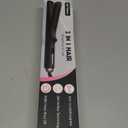 360 Airflow Styler Curling Iron - 1.25 Inch Hair Straightener and Curler 2 in 1 with Vented Cool Air to Lock in Style, Extra Long Flat Iron Curling Wand, 5 Temps & Dual Voltage for Travel (Black)