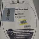 KOHLER 24764-RL-0 Rutledge Nightlight ReadyLatch Slow Close Toilet Seat, Elongated, Quiet-Close Lid and Seat, Grip-Tight Bumpers, White