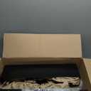 LaLaGreen Wall Planter (24 Inch, 2 Pack) Rectangular Metal Hanging Flower Pot for Succulents Carbon Steel Black, Long Window Sill Box Modern Fence Floating Garden Shelf for Deck Indoor Outdoor Decor