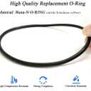 4Pcs Power Steering O Ring Compatible with 2013-2020 Nissan Pathfinder EHPS Power Steering Pump O-Ring Repair Kit, Power Steering Pump O-Ring Repair Kit