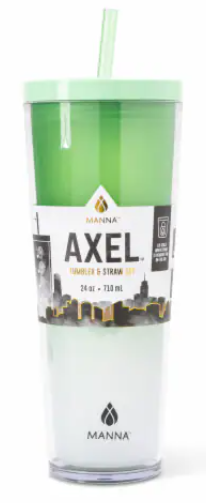 Manna™ Axel™ Plastic Tumbler - Green, 24Oz