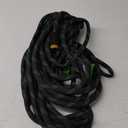 Garden Hose 50 FT, NON-EXPANDABLE Heavy-Duty Flexible & Lightweight Water Hose with 10-Function Nozzle, No-Kink Design, Leak-Proof Super Fabric, Solid Fittings for Lawn, Car, RV, Outdoor, (Black/Green)