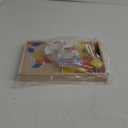 Melissa & Doug Pattern Blocks and Boards with 120 Multi-Colored Wooden Shape Tiles, 5 Double-Sided Puzzle Boards, Tangram Puzzles, Montessori Toys for Girls & Boys