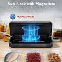 Vacuum Sealer for Food 90Kpa Powerful Vacuum Sealing Machine 7 in 1 Modes with Freshness Storage Bag Powerful Big Size (No pressing needed)
