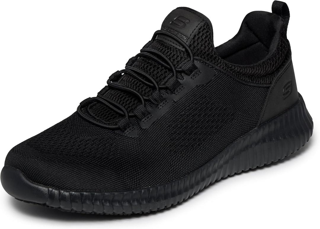 Skechers Men's Cessnock (8 Wide, Black)