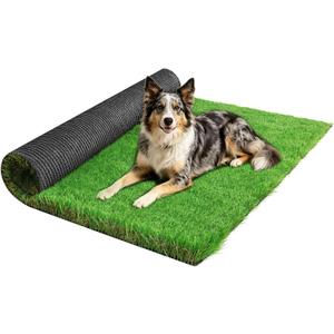 COOLGRASS Extra Thick Artificial Grass Rug, 1.97" / 50mm Pile Height High Density Synthetic Fake Grass Turf for Dogs and Pets, Soft Realistic Grass for Patio Backyard Garden Indoor Outdoor, 3FT x 5FT