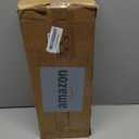 TONIAL1 Inch Double Curtain Rods for Windows 66 to 120 Inches (6-12ft), Heavy Duty Decorative Drapery Rod for 32 to 144 Inches (5.75-11.7ft) with Classic Cap Finial, Bronze