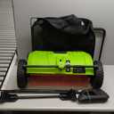 Pickup Pro 2 Leaf & Lawn Sweeper  Push Powered Garden Sweeper for Grass Clippings, Leaves & Debris  Manual Push Yard Sweeper with Height Adjustment & Large Collection Hopper