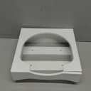 9-inch Paper Plate Dispenser Under Cabinet, Bamboo Paper Plate Holders, Kitchen Counter Vertical Plate Dispensers Holders Countertop Caddy(For 9-inch Plates, White)