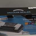 95kpa Vacuum Sealer Machine, Commercial Full Automatic Food Sealer, Vacuum Sealer for Food with Cutter, 10 Pre-cut Bags & Bag Rolls and Accessory Hose, Fully Starter Kits, Black Silver