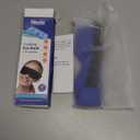 Contoured Cooling Gel Eye Mask: Ice Cold Compress for Puffy Eyes, Dark Circles, Sinus Pain & Surgery Relief, Reusable Therapy, Fits All Head Sizes, Daily Eye Care, Relaxation Beauty Gift, Blue (1 Count (Pack of 1))