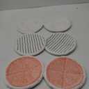 F Flammi 6 Count Mop Replacement Pad Compatible with Bissell SpinWave + Vac Spin Mop (6pack for Spinwave + Vac (Deep Clean))