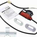 W10404050 W10238287 Washer Lid Lock Latch W10240513 Lid Strike Compatible with May-tag Centennial Whir-lpool Cabrio A-mana Washing Machine Replace AP5263307 W10744659 PS349762 by TOMOON