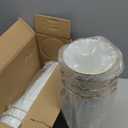 8 Pcs 11.8 Inch Tall Galvanized Flower Bar Buckets with Handles - Tin Metal Vase for Home Decor, Wedding Centerpiece, Table Decorations - Unbreakable Tall Vase for Fresh Flowers (White)