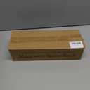 Magnetic Spice Rack for Refrigerator Magnetic Fridge Shelf for Kitchen Spice Organizer Magnetic Shelf, Classic Grid Design, 2*Spice Racks, 1*Hooks Rack, 1*Paper Towel Holder, 5*Removable Hooks