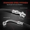 A-Premium Rear Driver Brake Hydraulic Hose Compatible with Select Hyundai Models - Elantra GT 2013 2014 2015 2016 2017 - Replace# 58737A5400