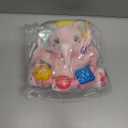 Ryotagift Baby Bilingual Musical Elephant Stuffed Animals Toys,Infant Early Learning Toy with Light-Up Music & Crinkle,Tummy Time Toys for 0 3 6 9 12+ Months for Baby Boy Girl Gift,Pink