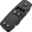 Master Power Window Switch Front Left Driver Side Compatible with 2012-2015 Dodge Grand Caravan Chrysler Town & Country|Replace OE#68110870AB,68110870AA,901-488,DWS2041(1AUTO,8+8 PINS)
