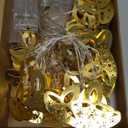 Retisee 20 FT Diwali String Lights 40 LED Diya Happy Diwali Decorations Indian Window String Lights for Wall Window Indoor Outdoor Bedroom Decoration(Flame Shaped)