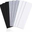 2 x Wisecy Headbands for Women Non Slip - 9PCS Elastic Fabric Hair Band for Women's Hair, Soft Cotton Cloth Stretchy Sweat Headbands for Women for Yoga Workout Running (Black, white, light grey)