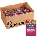 Kraft Fat Free Raspberry Vinaigrette Salad Dressing Single Serve Packet (1.5 oz Packets, Pack of 60)