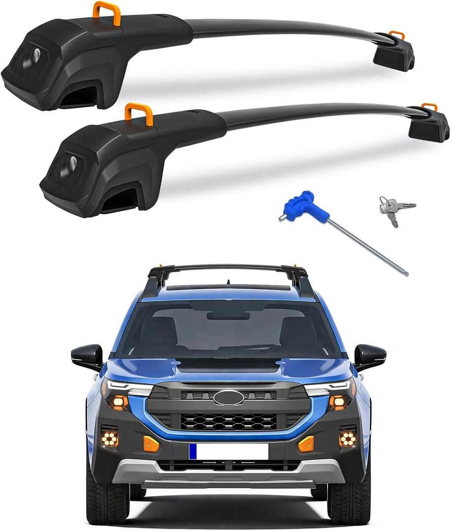 Upgrade HmmtyRack Roof Rack Cross Bars 360lbs Compatible with Subaru Forester Wilderness 2022-2026, Top-Lock Easy Installation Aluminum Crossbar for Rooftop Cargo Carrier Luggage Kayak
