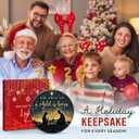 2 x Nativity Christmas Ornament 2025 - Christian Jesus Ornaments for Christmas Tree, Silhouette Nativity Scene Ornament, Religious Gifts for Catholic Women, Men, Family, Friends