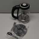 ShanSon Electric Kettle with Tea Infuser 1.7L Temperature Control Glass Electric Tea Kettle 1500W Fast Heating Water Boiler BPA Free Electric Teapot with 7 Presets Auto-Off & Boil-Dry Protection (Clear)