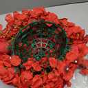 6pcs Wedding centerpieces for Tables 15.8" Red Artificial Flowers Rose Ball Arrangements Silk Flower Balls Floral for Wedding Christmas Party Table Home Decor (6, Red, 15.8'' Diam)