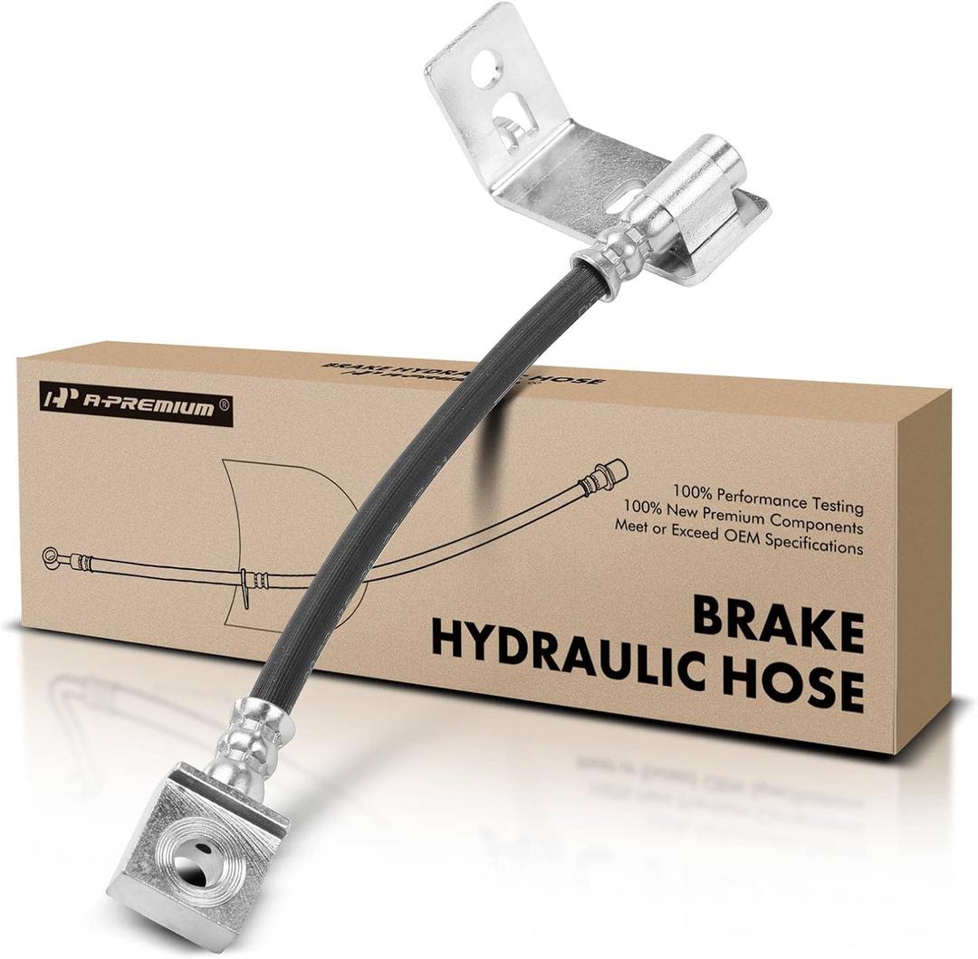 A-Premium Rear Driver Brake Hydraulic Hose Compatible with Select Ford Models - For F-350 Super Duty 2017 2018 2019, with Dual Rear Wheel, Crew/Extended/Standard Cab Pickup Only