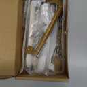 Amerdeco 10 Pack Brushed Gold Cabinet Pulls 5 Inch(128MM) Hole Centers Kitchen Cabinet Handles Cabinet Hardware Kitchen Handles for Cabinets Cupboard Handles Drawer Pulls ZH0019