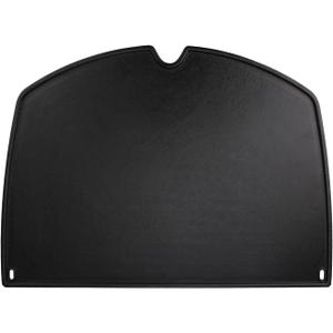 For Weber Q Griddle, 6506 Cast Iron Griddle for weber Q300 Q320 Q3000 Q3100 Q3200 Series Gas Grills Parts, Grill Griddle Insert for 57060001 586002 426001 56010049 404341, 17.8" x 12.4"