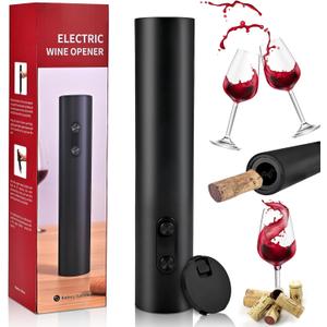 Electric Wine Opener, Battery Operated Wine Bottle Openers, One-Button Operation & Easy Carry Corkscrew Wine Opener for Home Party Bar Wedding, Gifts for Wine Lovers Women Men Waiter