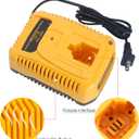 Lasica DC9310 Fast Charger Compatible with Dewalt 18V Battery Charger DC9310 Compatible with DeWalt 7.2V-18V XRP NiCad/NiMh Batteries DW9116 DC9096 DC9098 DC9099 DW9098 DW9099 DW9096 DW9072 DW9061