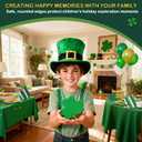 2 x St Patrick's Day Decorations 4 Pcs Shamrock Wooden Signs Centerpieces for Table Tiered Tray Decor, Green Irish Shamrock Lucky Sign Themed Decor for Saint Patty's Party Home Farmhouse