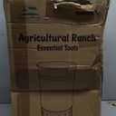 Solution4Patio 65 LB Large Chicken Feeder No-Waste, Portable Gravity Chicken Feeder Automatic, Dispenser, 16 Feeding Ports Poultry Feeder, Hen Coop (Red)