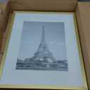 upsimples 16x20 Picture Frame, Display Pictures 11x14 with Mat or 16 x 20 Without, Wall Hanging Poster Frame, Gold, 1 Pack