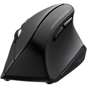 SANWA Bluetooth Ergonomic Mouse, Silent Click Wireless Ergo Vertical Mice, 3 Programmable Buttons, Reduce Wrist Pain, 800-1600 DPI, Suit for M/L Hands, Compatible with Mac, Laptop, Windows, Tablet