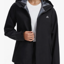 LAZAWG Rain Jacket Women Rain Coat with Hood Lightweight Breathable Waterproof Raincoat for Hiking Outdoor Travel M