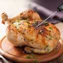 Lightbeam Digital Candy Thermometer, Instant Read Kitchen Cooking & Spatula Thermometer Temperature Reader & Stirrer in One BPA Free Food Grade Material (white)