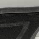 OLANLY Half Circle Door Mat Indoor Outdoor Entrance Welcome, Waterproof All-Season, All-Weather Doormat, Sturdy Natural Rubber, Low Profile, Easy Clean Patio Porch Entryway Mat, 29.5x17, Black