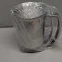 800ml Stainless Steel Pancake Batter Dispenser - Great for Baking,Cupcakes,Muffins-Cooking Crepes,Waffles- Easyflow Spout -Measuring Gauge in Mls and cups