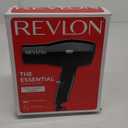 Revlon Compact Hair Dryer | 1875W Lightweight Design, Perfect for Travel, (Black)