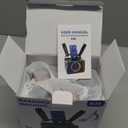 Karaoke Machine,Portable Bluetooth Speaker with 2 Wireless Microphone for Adults & Kids with LED Lights, Karaoke Microphone with PA System Supports USB/TF/AUX,Gift for Party (Black)