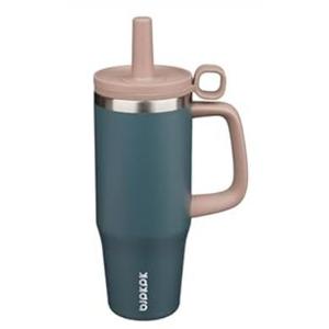 BJPKPK 32oz Stainless Steel Insulated Tumbler with Handle, Travel Coffee Mug Thermal Cups with Lid, Navy Blue