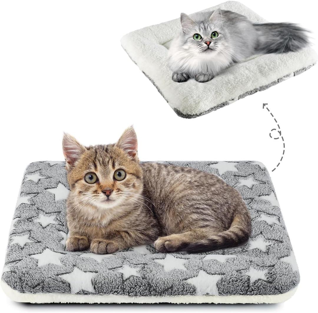 Mora Pets Cat Bed Dog Crate Pad Ultra Soft Pet Bed with Cute Star Print Washable Crate Mat for Small Dogs and Indoor Cats Reversible Fleece Dog Kennel Pad Cat Carrier Mat 14 x 17.5 inch Grey Mora Pets Cat Bed Dog Crate Pad Ultra Soft Pet Bed with Cute Star Print Washable Crate Mat for Small Dogs and Indoor Cats Reversible Fleece Dog Kennel Pad Cat Carrier Mat 14 x 17.5 inch Grey