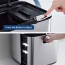 Garvee Dual Trash Can for Kitchen, 2 Compartment (33L + 28L) Garbage Can