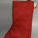 Checked Christmas stocking for Gifts, Red